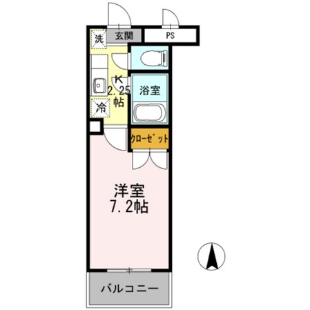 スカイハイム花園の物件間取画像